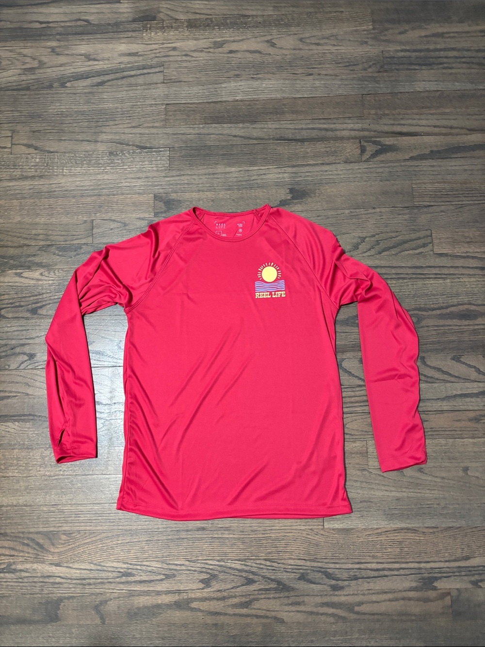 Reel Life Women's Long Sleeve Performance Tee - Raspberry